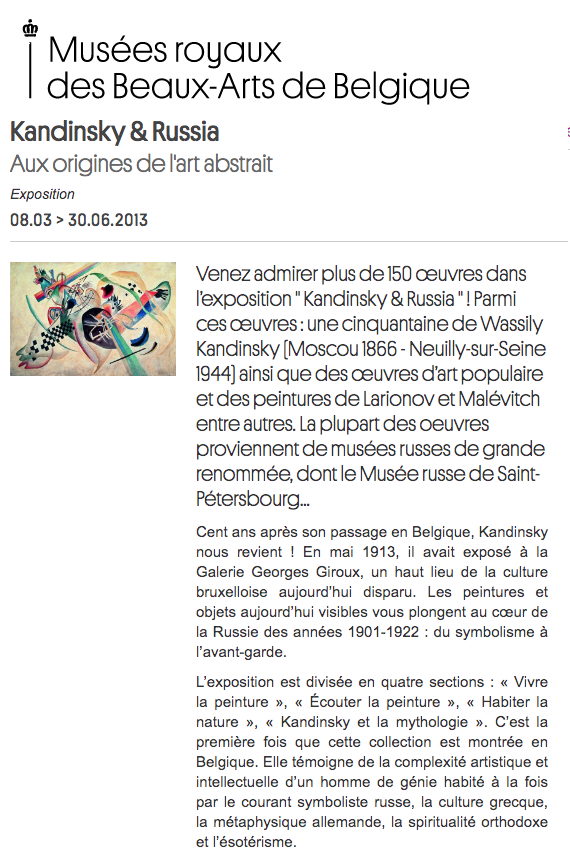 Kandinsky & Russia : Aux origines de l'art abstrait.